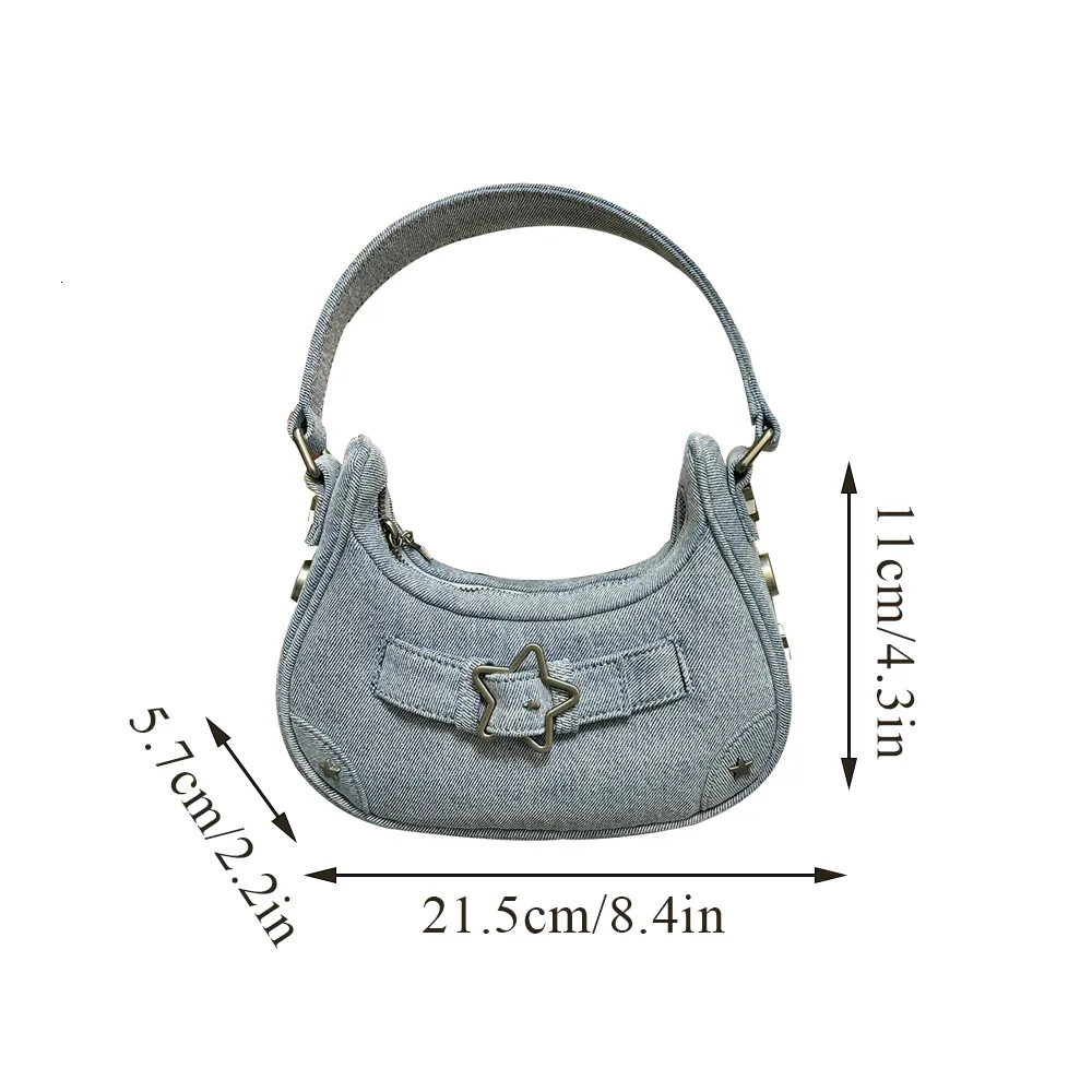Y2k Vintage Star Shoulder clutches bag - Japanese PU Leather Y2k Vintage Star Shoulder clutches bag - Japanese PU Leather