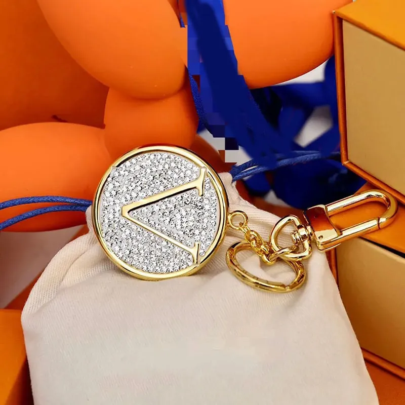 Luxury Handmade Round Diamond Diamond Keychain For Men And Women Designer Lovers Fashion Accessory For Cars Bags And More G23080413Z 6 From Insstyle 19.93 DHgate.Com