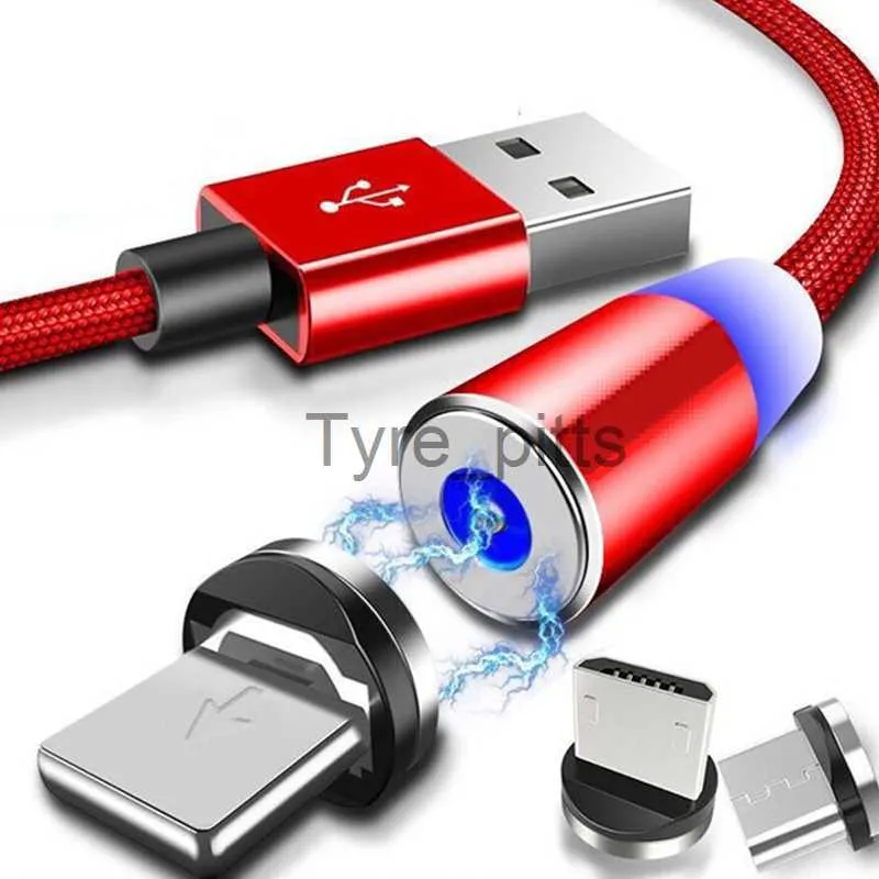 Ładowarki/kable mikro USB Kabel danych Redmi Uwaga 9s 9 8 Pro 7 Xiaomi Mi CC9 Uwaga 10 9t Huawei P40 P30 Lite Type C Kabel ładowarki magnetycznej x0804