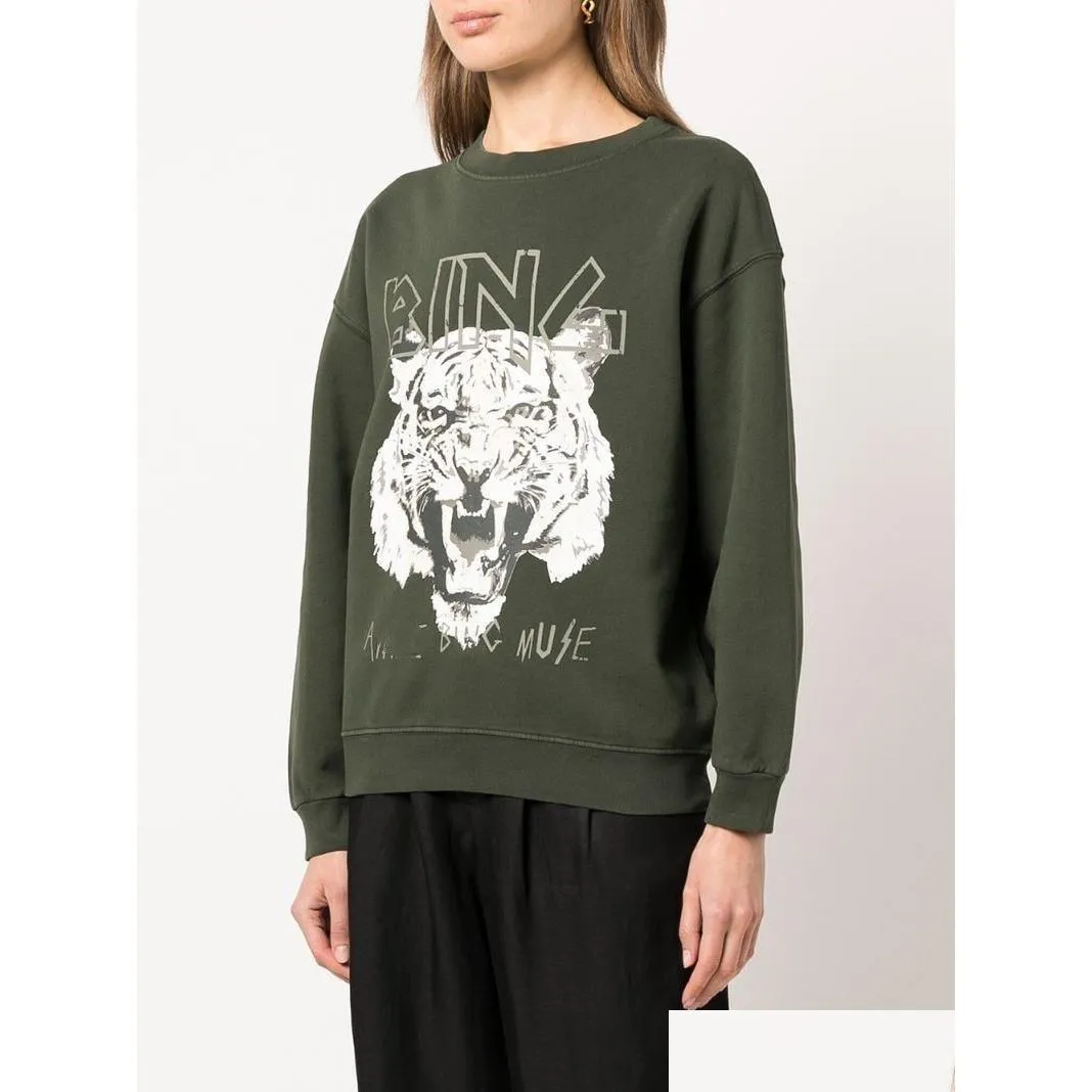 Felpe con cappuccio da donna Felpe Anines Felpa da donna Designer Plover Bings Stampa digitale Felpa in cotone verde militare Maglione Drop Delive Dhstw