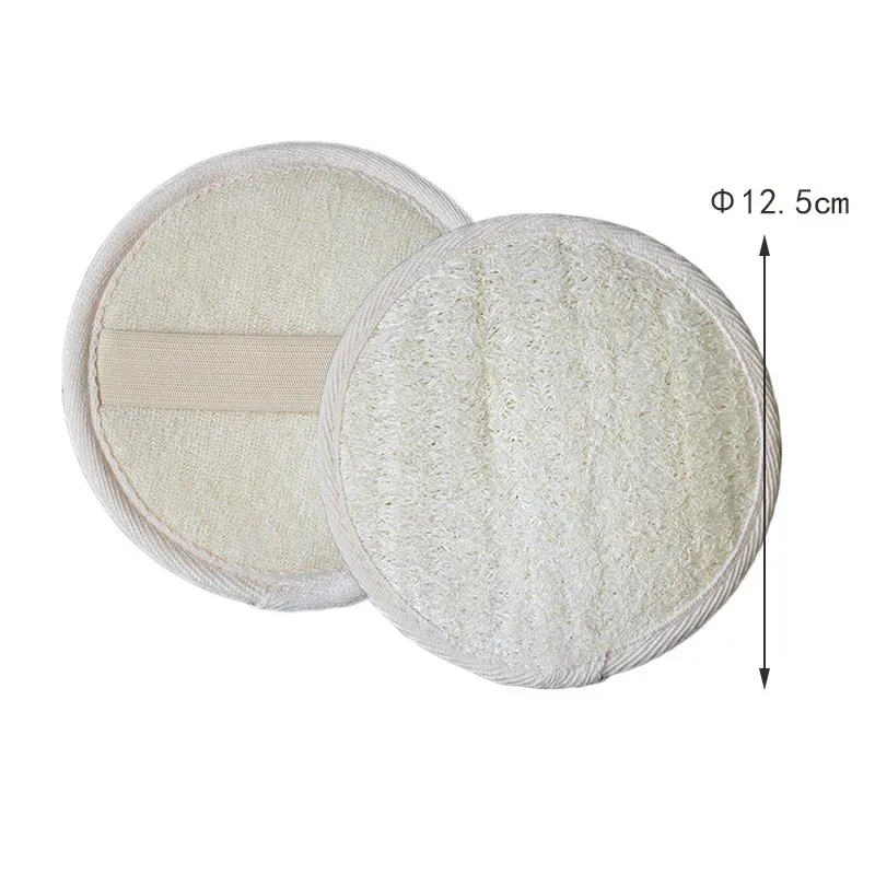 Natural Loofah Mat Bath Brush Sponge Body Exfoliating Back Rubbing Massage Towel Hanging Cleaning Brushes