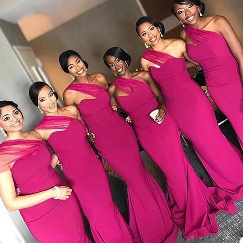 Fuschia wedding guest dress 2025