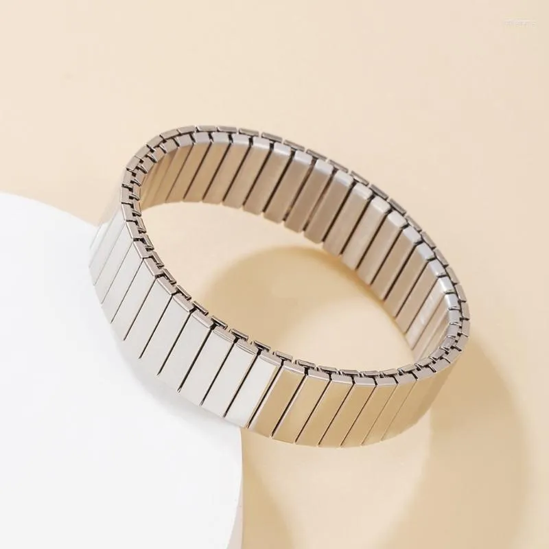 Strand Stainless Steel Elastic Bangle Cool Stretchable Hand Chain