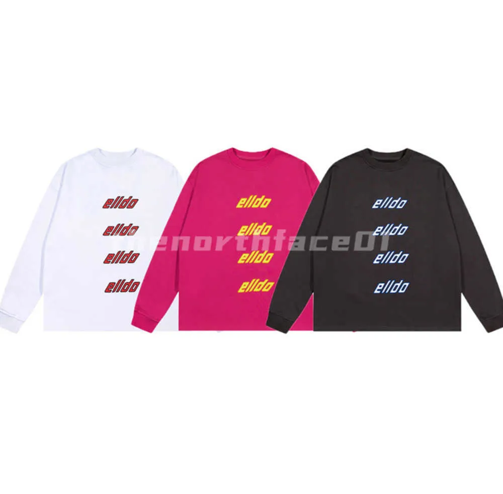 Luxury Mens Long Sleeve Sweatshirt Bullet Screen Letter Printing Sweatshirt Fashion Brand Pullover Women's Top Black White Pink