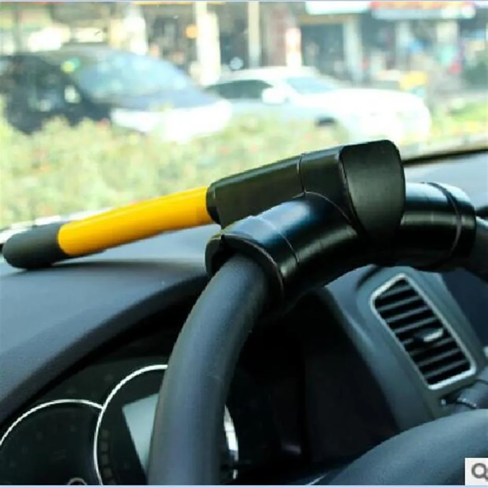 1x car wheel anti -car theft Suitable for all cars T - lock T - lock steering wheel lock car steering3355