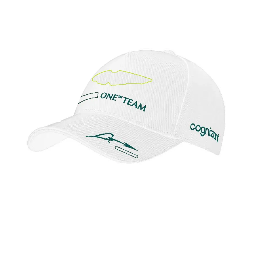 2023 Nuevo F1 Driver Cap Fórmula 1 Equipo de carreras Gorra de béisbol Verde Moda para hombre Gorras curvas Marca de moda Sombrero para el sol bordado