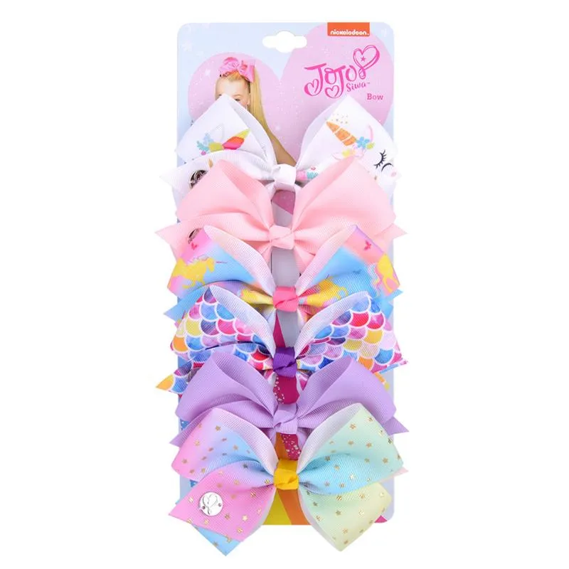 Baby Girls Bowknot Hair Bows Hair Clips Princess Ribbon Hairgrip Barrettes for Kids Fashion Party Hair Accessories