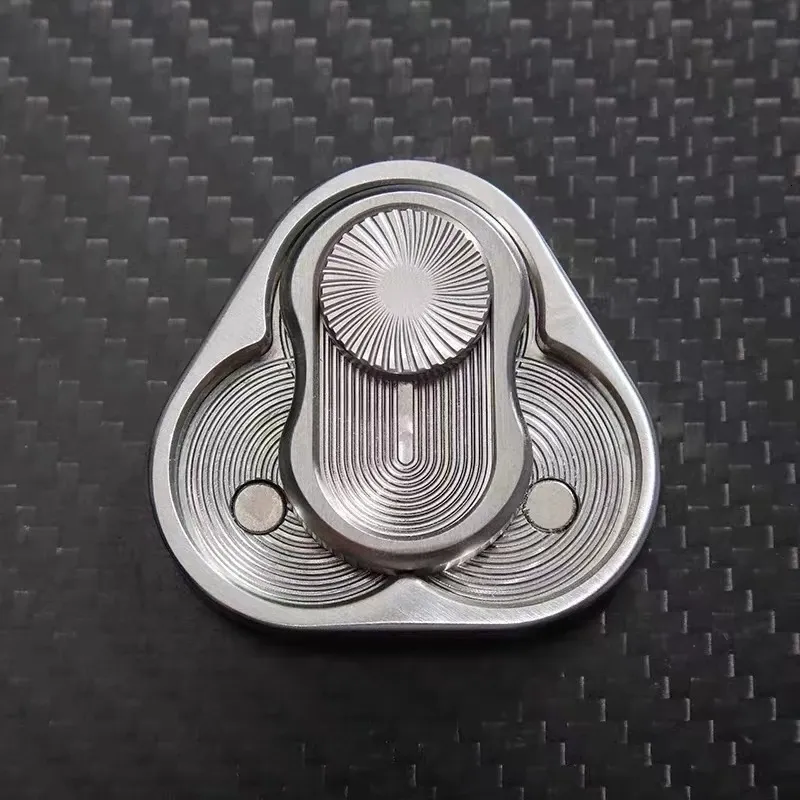 Dekompressionsleksak rolig magnetisk fidget skjutreglage edc metall fidget leksak adhd hand spinner autism sensoriska leksaker ångest stress lättnad vuxna gåvor 230803