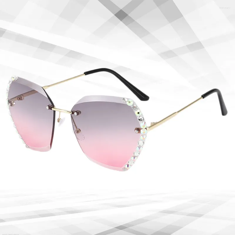 Lunettes de soleil Décorer Pour Sur Lunettes Femmes Fête Strass Creative Petit Mode D'été