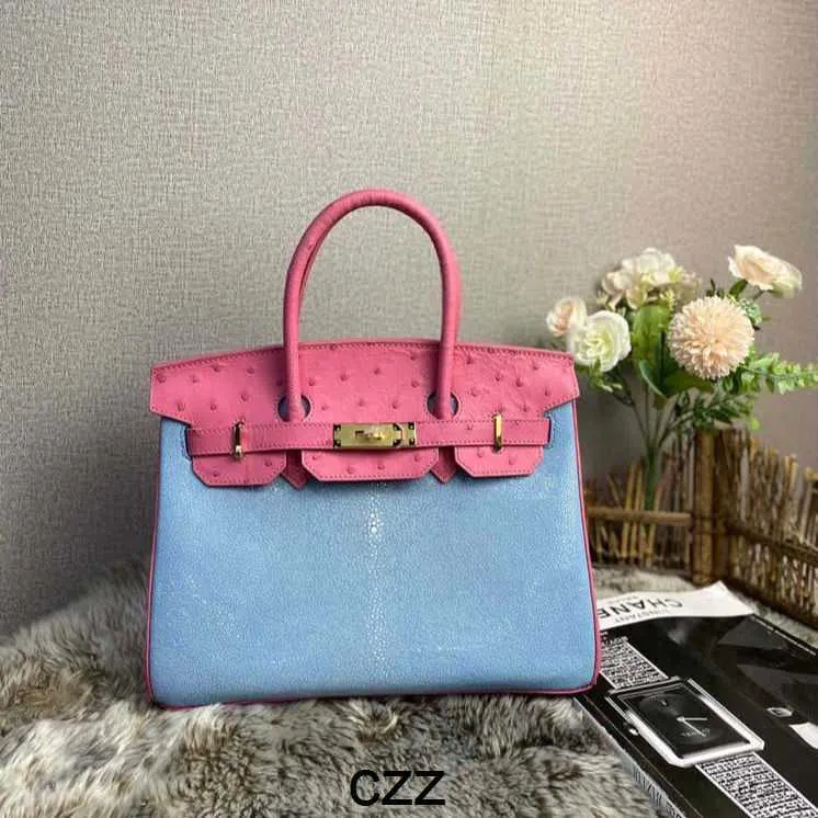 Дизайнерская платиновая сумочка рюкзаки с сумочками настоящая рука розовая женская сумка подлинная кожа