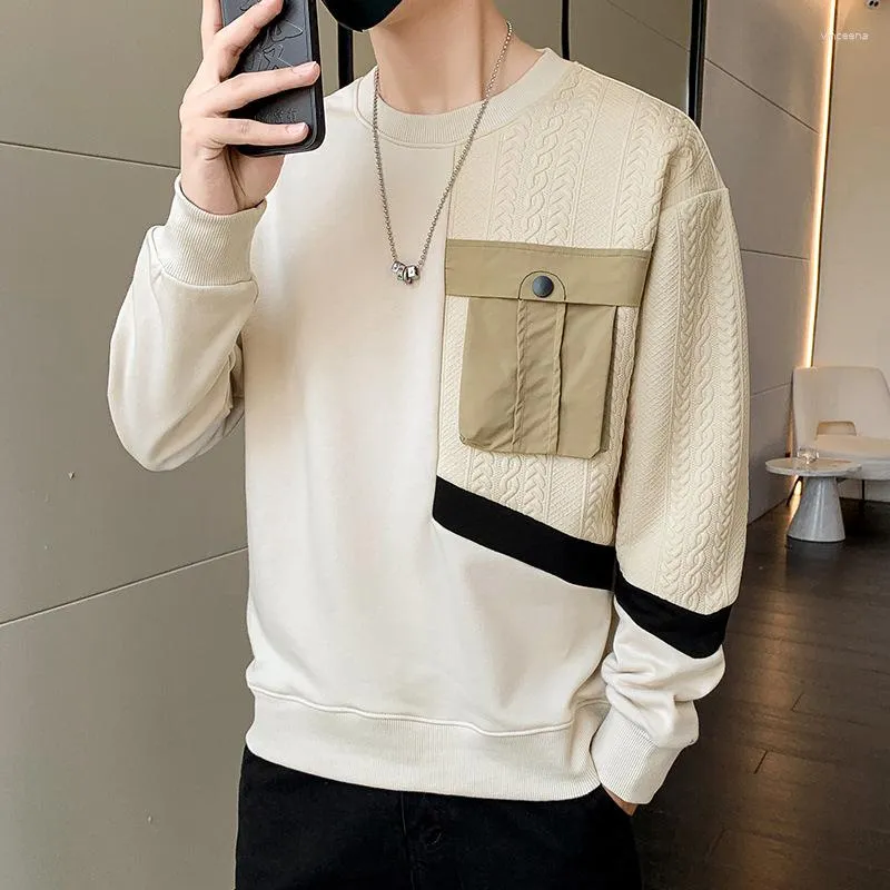 HOUZHOU Mens Black Oversized Hoodie Men Loose Casual Top With Long Sleeves,  Crewneck Design, And Hip Hop Style From Vinceena, $24.09