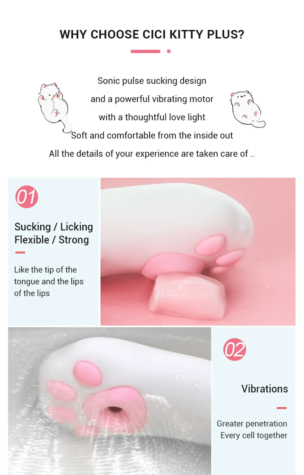 Wibratory OTOUCH CICI KITTY PLUS Clit Sucker wibrator dla kobiet stymulator łechtaczki zasysanie próżniowe żeński maszt_voghion.com