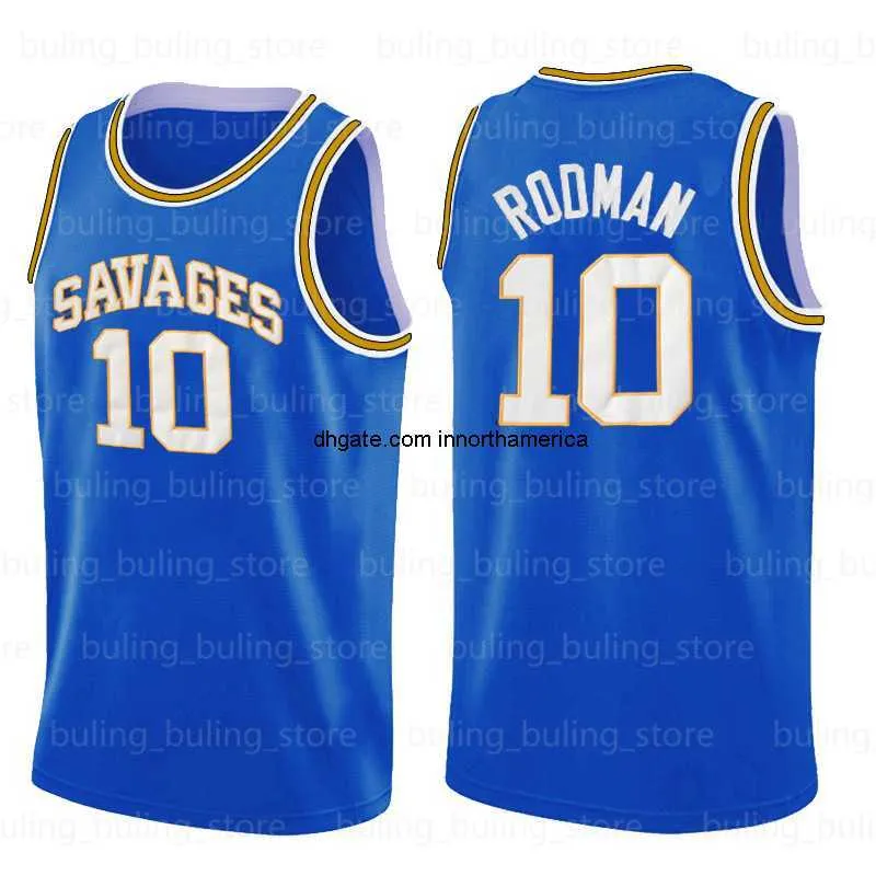 NCAA 10 Dennis Rodman Jersey Oklahoma Savages Dennis High School Bel-Air Academy Movie 14 Will Smith 22 McCALL Shuttlesworth Carlton Banks