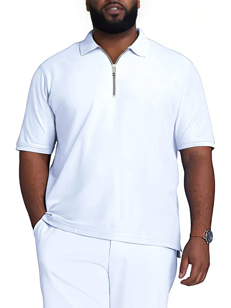 Polos pour hommes Polo grande taille Couleur masculine Polo Polo à manches courtes à manches courtes à manches courte à manches été S-5XL 230804