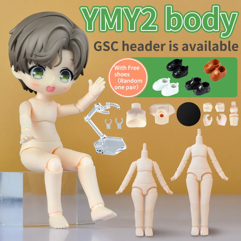 Dolls 10cm Ymy Ob11 Doll Body for Gsc Head 112bjd Obitsu 11Toys Accessories Repories Replacement Joint Handmade Ornaments 230803