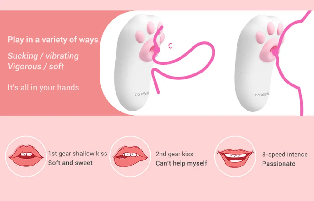 Wibratory OTOUCH CICI KITTY PLUS Clit Sucker wibrator dla kobiet stymulator łechtaczki zasysanie próżniowe żeński maszt_voghion.com
