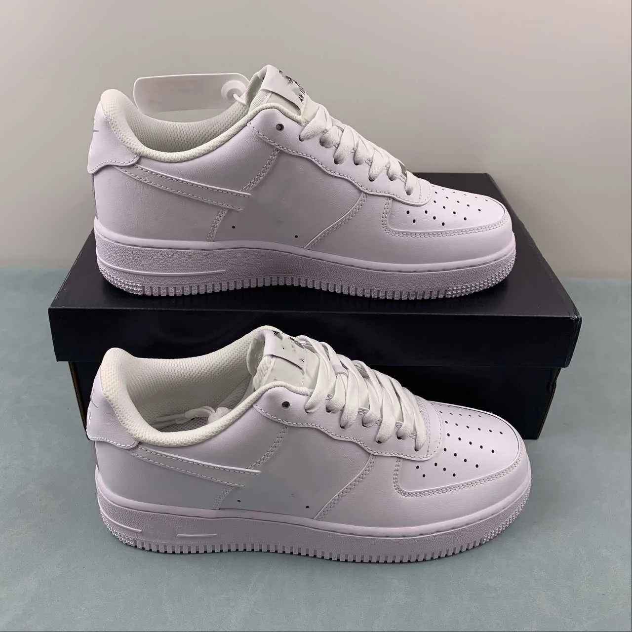 Pure White AF 1s Designer Shoes Top Quality Men Women Unisex