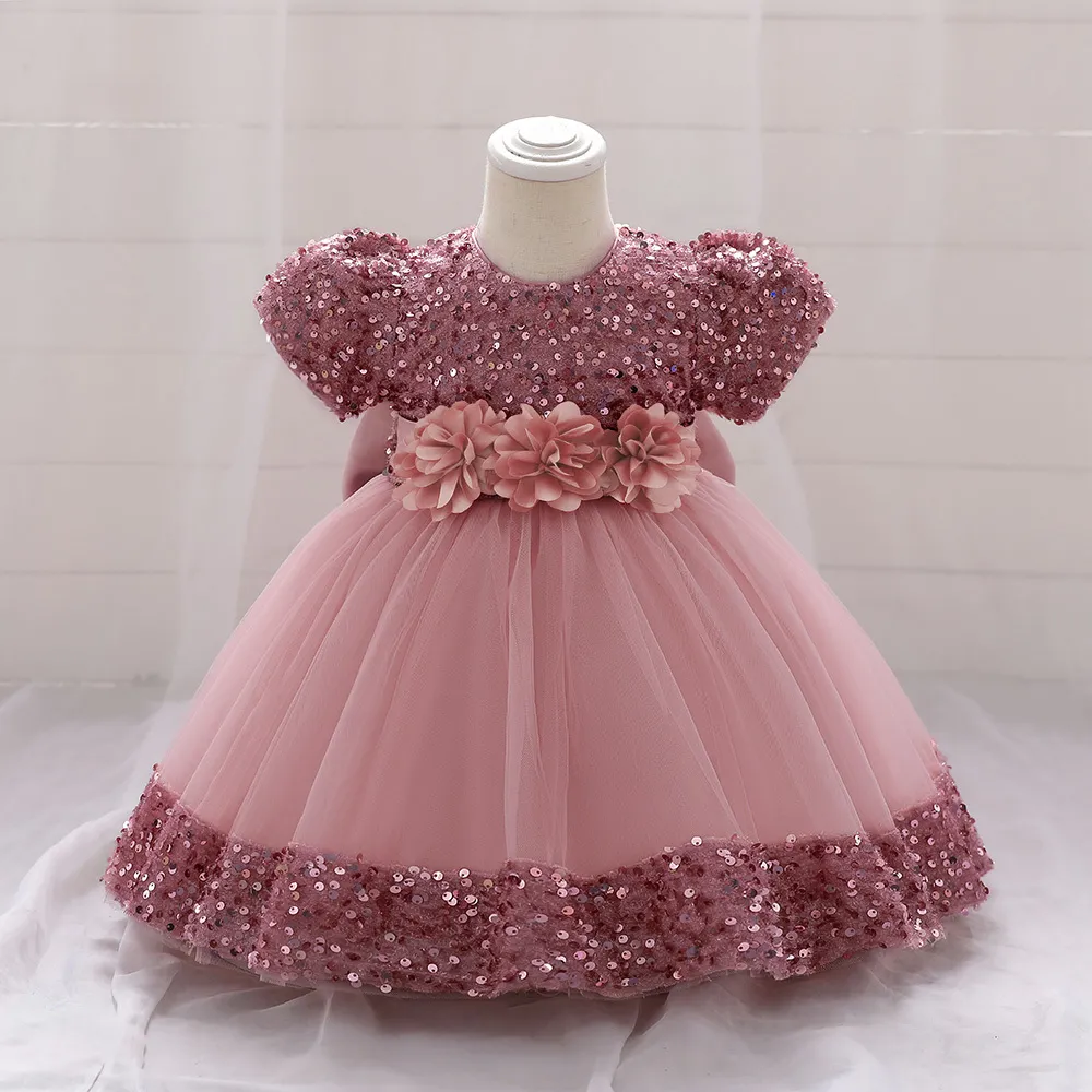 Flower Dress For Girls Clothing 1st Birthday Party Wedding Lace Tutu Kids Clothes  Baby Princess Costume at Rs 6079 | Girls Party Dresses | ID: 2850336670112