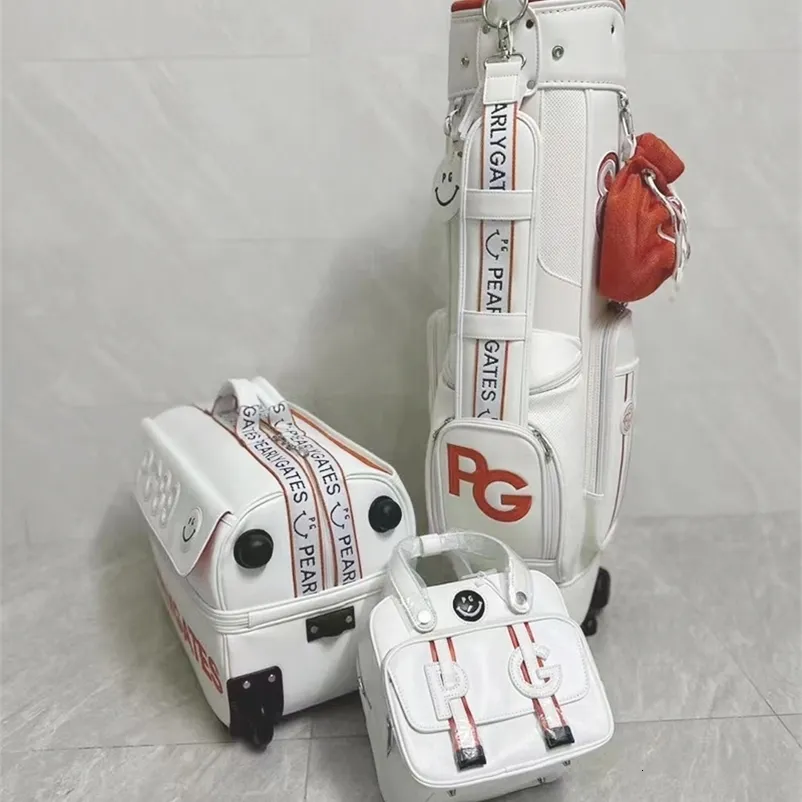 Väskor PG Set Fashionable Vertical Caddy Clothes Golf Boston Bag 230803