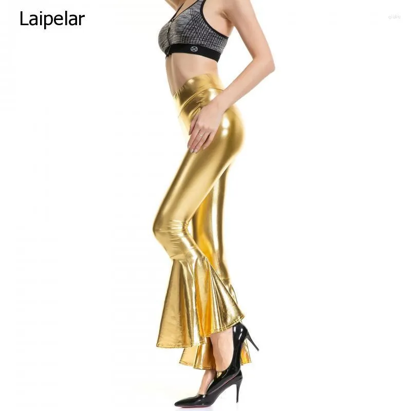 Casual Vintage Flare Pants For Women Solid Color Disco Dance 70's