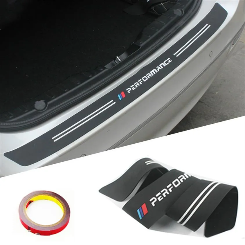 Ny M Performance Gummibil Bakre stötfångare Trim Guard Plate Protector Sticker för BMW E39 E46 E60 E90 F30 F10 F01 F20 F32 Z4 X1270Z