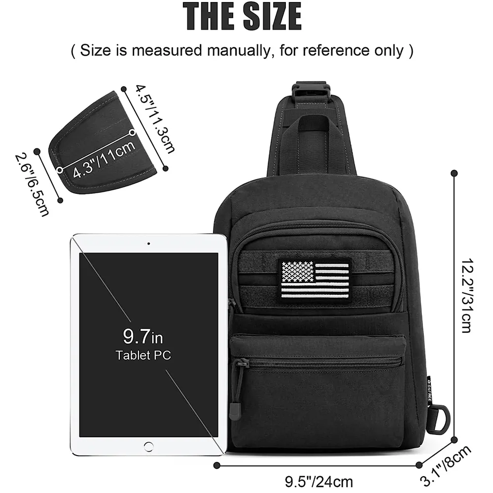 Tactical Sling Small Tactical Backpack With Holster For Concealed Carry  Adjustable EDC Tool Pack For Pistol, Messenger Waist Pocket Hunting 230803  From Quan05, $31.21