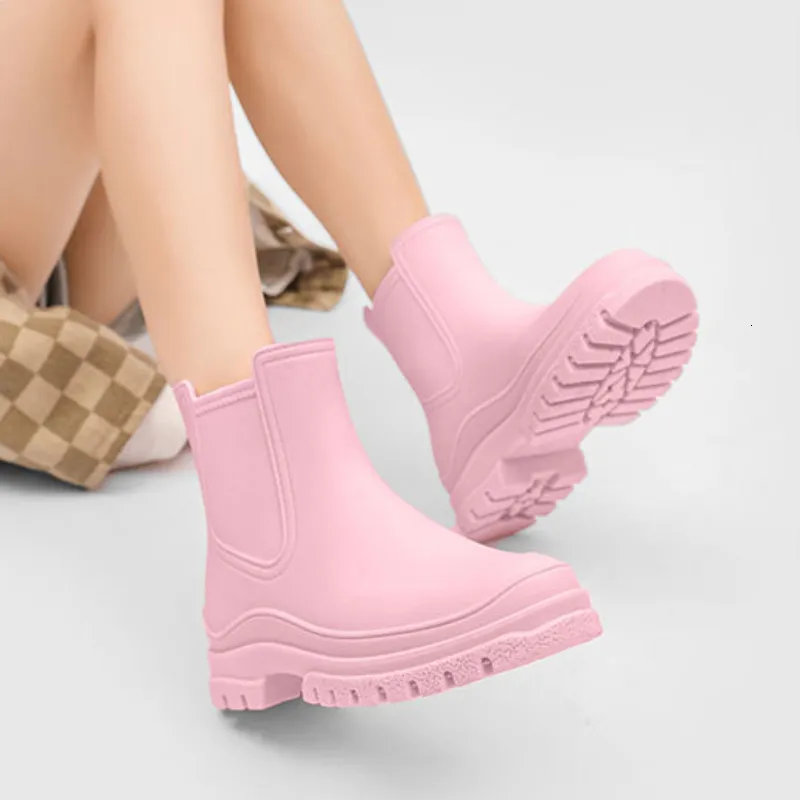 Waterproof Rubber Rubber Boots For Women For Women Ideal For Work, Garden,  Fishing, Skateboarding, And Kitchen Ankle Length And Durable Footwear Style  230804 From Diao06, $24.02