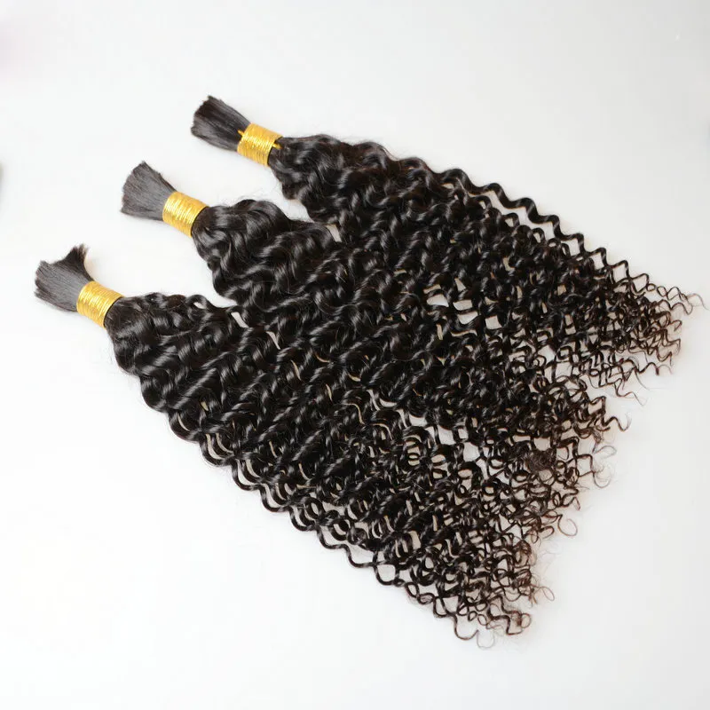 Yirubeauty 브라질 인간 머리 벌크 키키 곱슬 곱슬 8-30 인치 천연 컬러 페루 인디언 헤어 제품