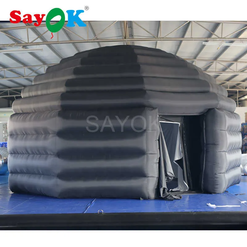 5 метров (16,4 фута) Новый надувный планетарий проект Dome Foil Tent с 2 воздуходувками и ковриками из ПВХ, подходящими для школ (2 бесплатные S)