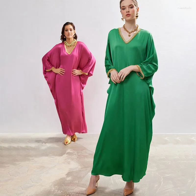 Robes décontractées 2023 grande taille dubaï mode musulmane Abayas pour femmes Robe Robe dimanche vêtements islamique modeste vêtements prière turc