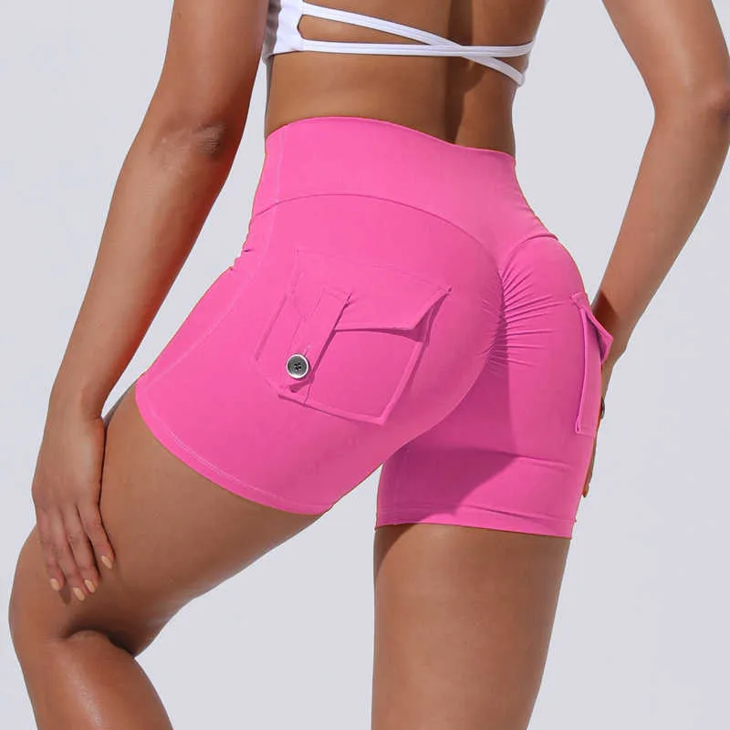 Breathable High Waist Scrunch Bum Yoga Gym Leggings With Pockets For Women  2023 Gym Pants Shorts Tights With Elastic Wavelength For Workout And Naked  Feeling From Dhgatebeste, $10.67