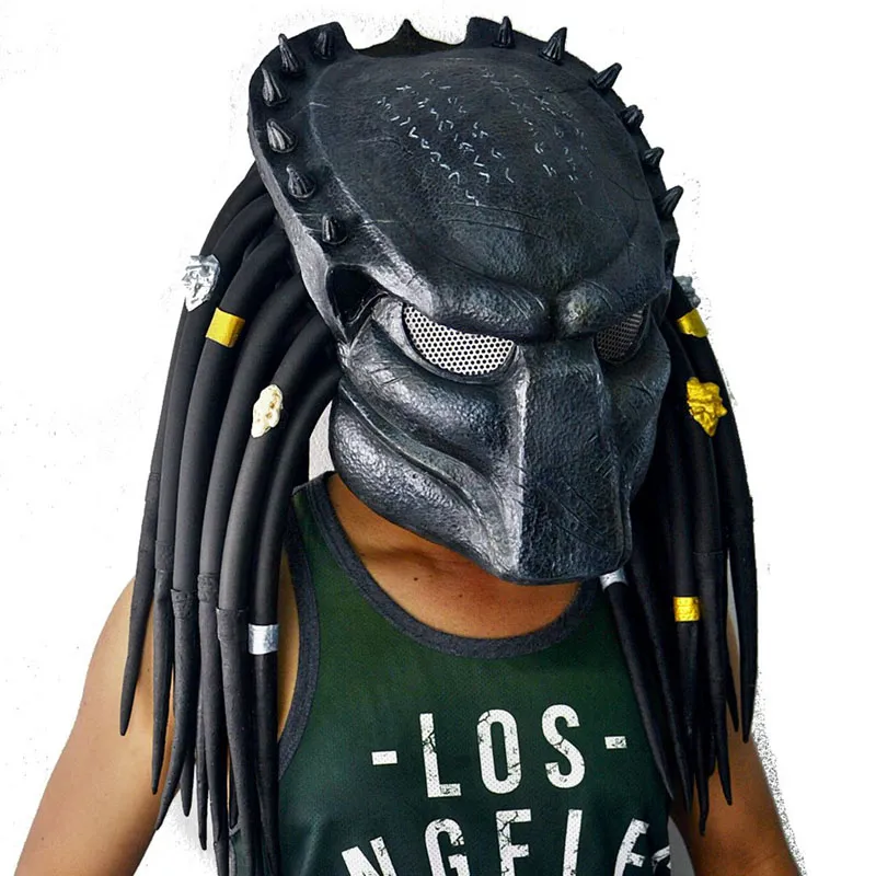 Party Maskers Film Alien Vs Predator Cosplay Masker Halloween Kostuum Accessoires Props Latex