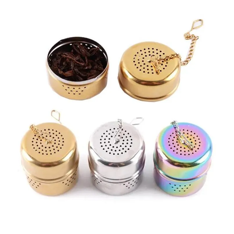 Coadores de Chá Infusor de Aço Inoxidável Casa Café Baunilha Filtro de Especiarias Difusor Reutilizável Utensílios de Cozinha Drop Delivery Garden Dining B Dhs6V