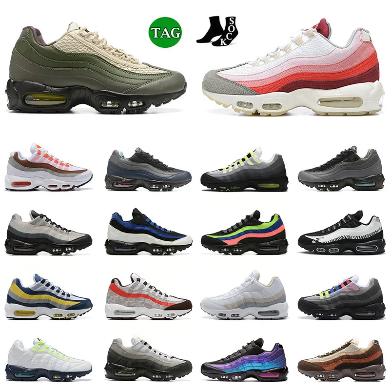 95 Chaussures de course pour hommes Femmes OG Baskets Grande taille 12 Classique Noir Neon Anatomy Sequoia Pink Beam Aegean Storm Sketch Ars Designer Jogging Sneakers Sports