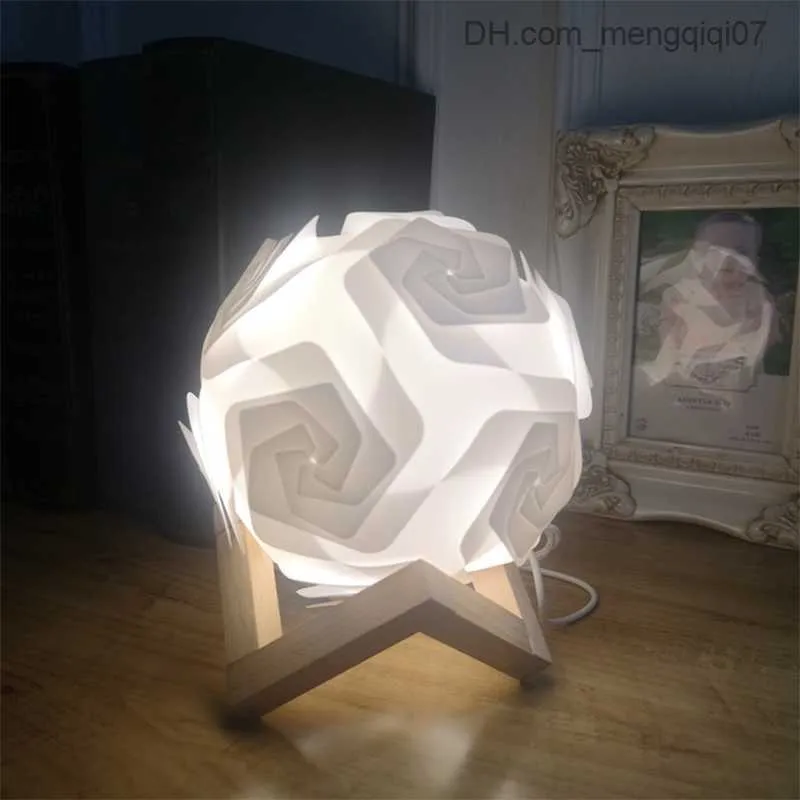 Lampor nyanser lampor nyanser enkla led sängljus diy skarv nattljus led ljus baby dekoration hem sovrum bord gåva 230609 z230805