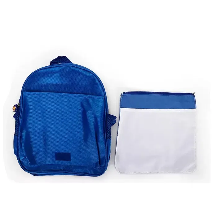 Sublimation Blanks Schoolbag School Supplies Children Kids Backpacks Kindergarten Polyester DIY Book Bag Fast Ship