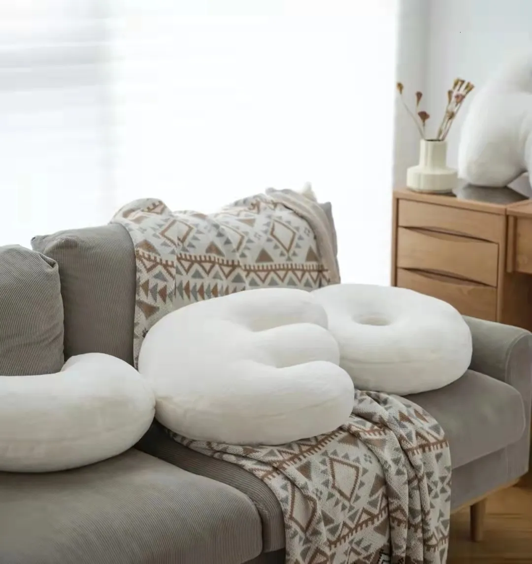 Oreillers En Peluche Coussins Nordic Home Decor Blanc Coussin Doux