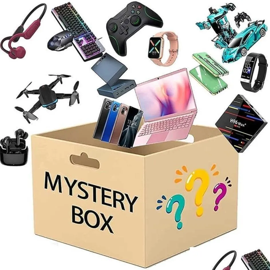 Portable Speakers Mystery Box Electronics Boxes Random Birthday Surprise Favors Lucky For Adts Gift Such As Drones Smart Watches-G28 Dhes5