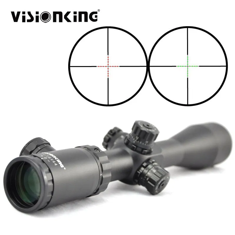 Visionking 2-16x44 Hunting Rifle Scope Spyglass Mira Telescópica Telescópica Sniper Mira Mira Óptica Long Range Riflescopes Acessórios Táticos