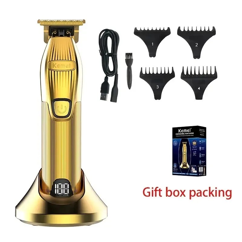 Professional Hair Clipper Kit - USB -зарядка электрического триммера для стрижек качества салона дома