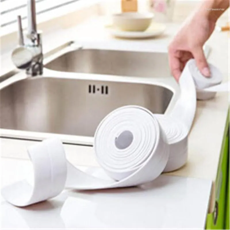 Adesivos de Parede Casa Banheiro Banheira Cozinha Arte Fita Selante Fita Selante Resistente a Mofo e Impermeável Pegatinas