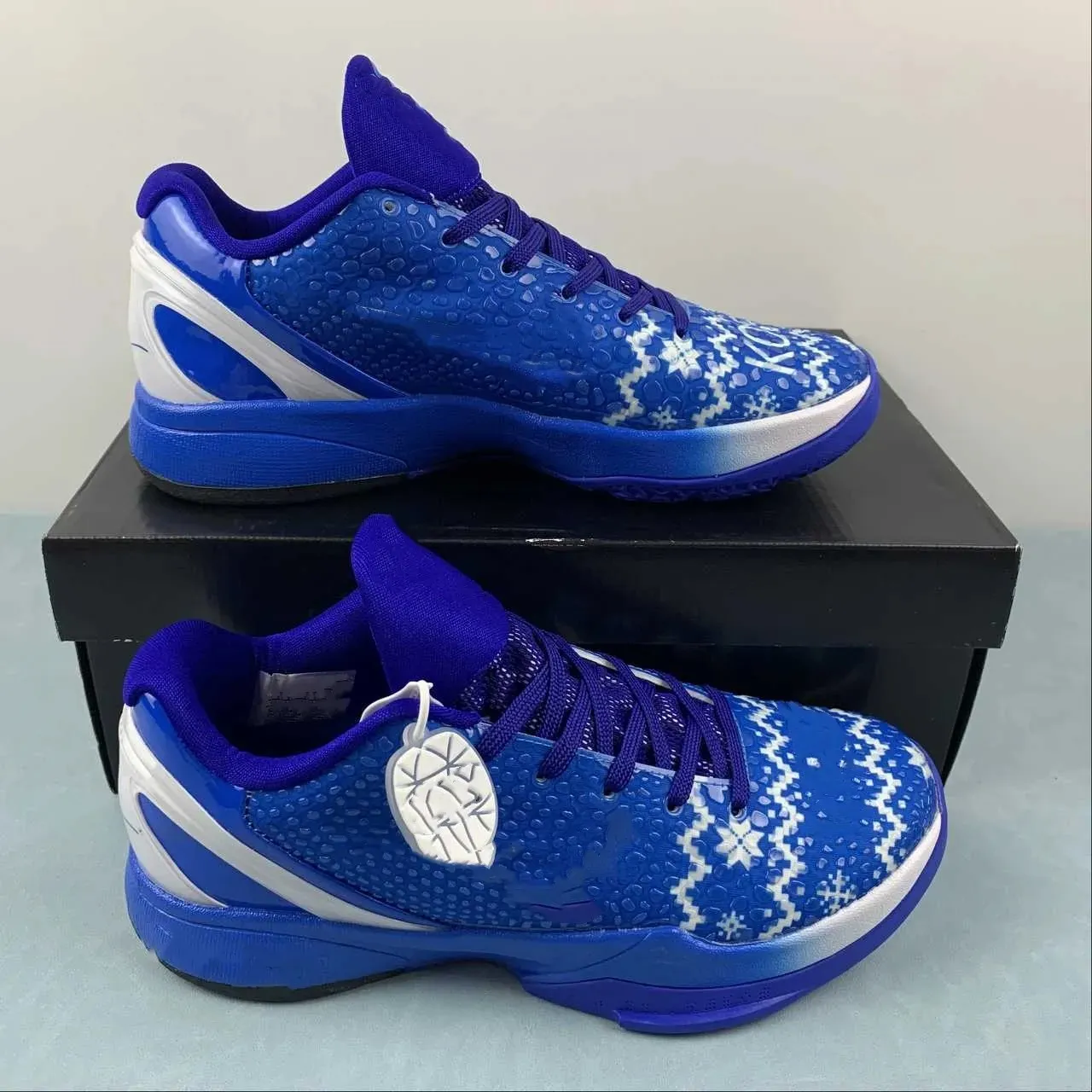 mamba blue shoes