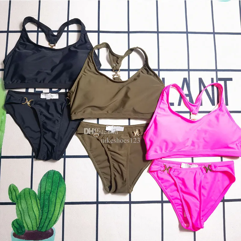 مصمم Switsuit Botton في Matte Jersey Bikinis Bikinis Olive Swimsuit Women Swimware Bikini-Top Bikini-Bottoms Size S-XL