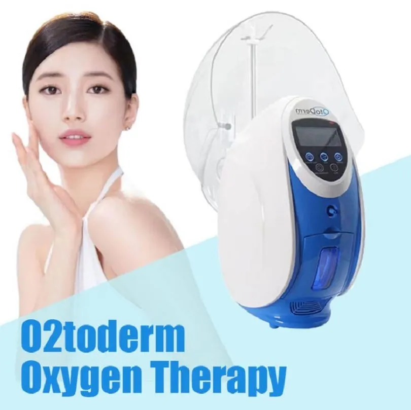 O2toDerm Oxygen Jet Peel Machine – Gesichts-Derma-Sauerstoffspray für umfassende Hautpflege, Verjüngung und Wasser-Gesichtstherapie-Maskenbehandlungen