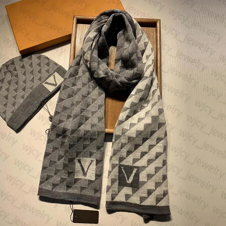 Monogram Scarf Set Louis Vuitton Scarf And Hat Winter Warmth Set