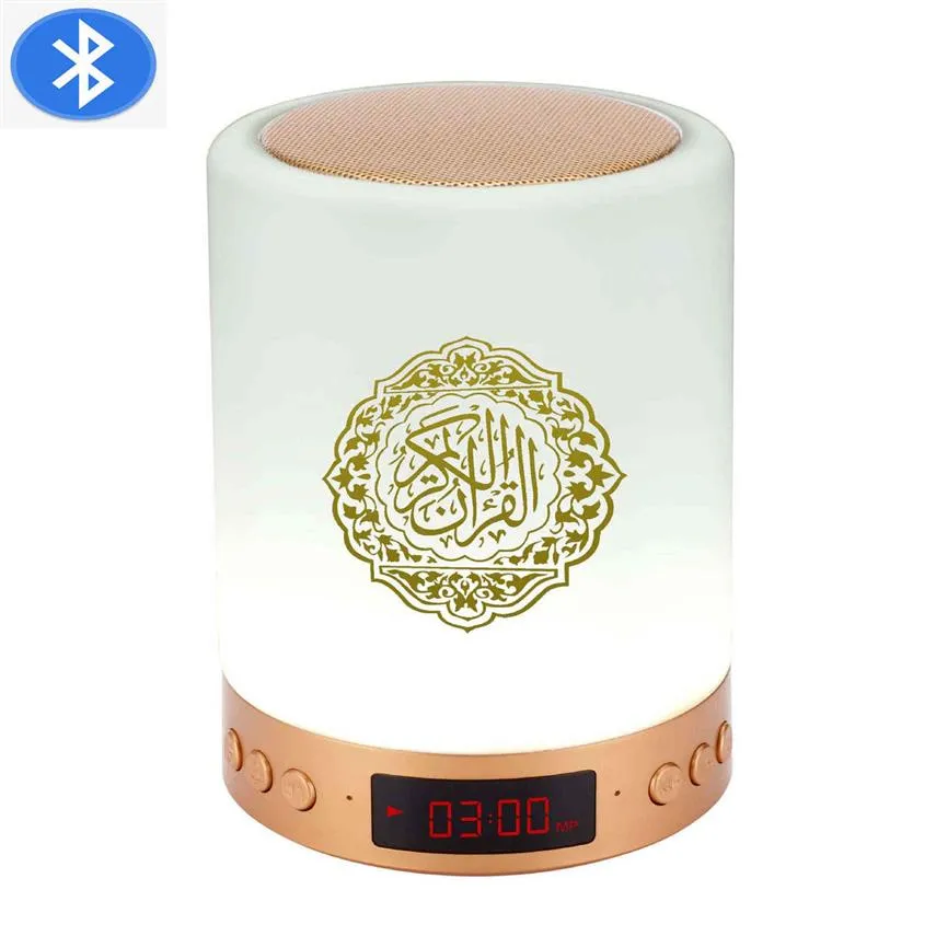 DIY Veilleuse Coranique Azan Bluetooth Koran Speaker Draadloze Draagbare Lamp LED Nachtlampje Islamitische Kids Gift Mp3 Coran Speler H11276J