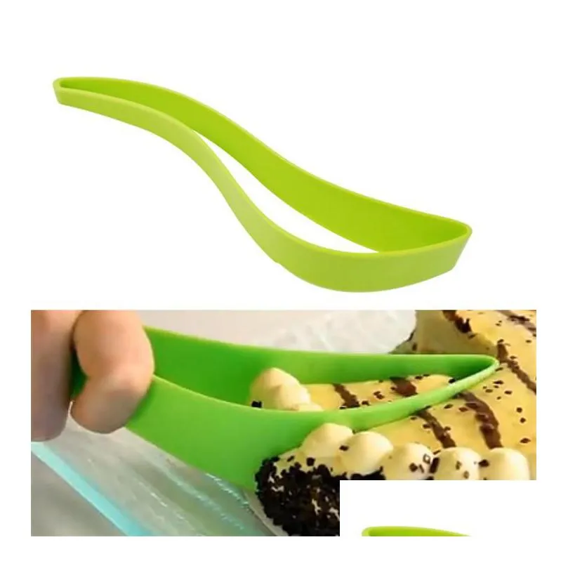 Cake Tools Brand Pie Slicer Sheet Guide Cutter Server Bread Slice Knife Kitchen Gadget Accessories Cooking Drop Delivery Home Garden Dhv0Y