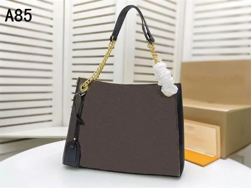 2023 Bolsas femininas de couro Empreinte Sacos de compras Sacos de compras impressão colorida letras decoração material de topo 34cm bolsa de design de estilo médio