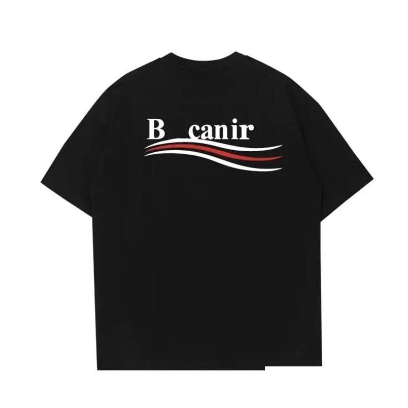 Camisetas masculinas 23 camisetas masculinas de grife camisetas masculinas luxuosas de algodão com estampa de letras B Casal roupas combinando S-5Xl Drop Delivery Apparel Dhmjd