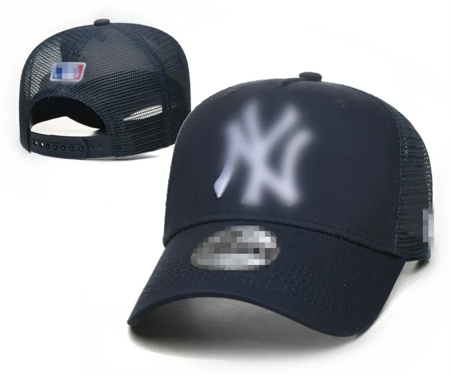 Lettre de conception de mode New York Hommes Chapeaux Casquettes de baseball pour homme Femme Chapeau de seau réglable Bonnets Dôme Top Qualité Cap N-7 431